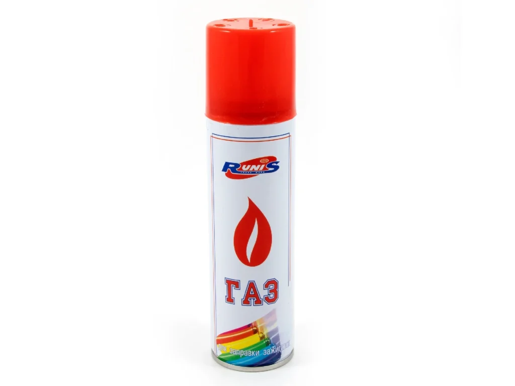 Газ для зажигалок Runis 270ml., 100гр. / 36
