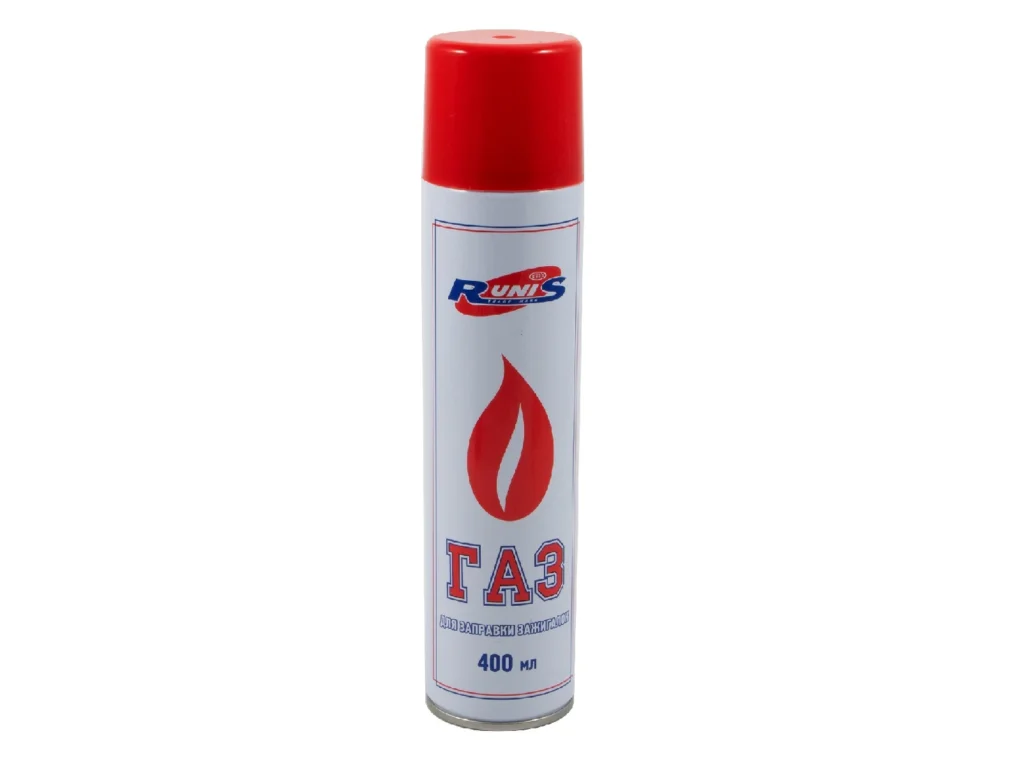 Газ для зажигалок Runis 400ml., ???гр. / 15