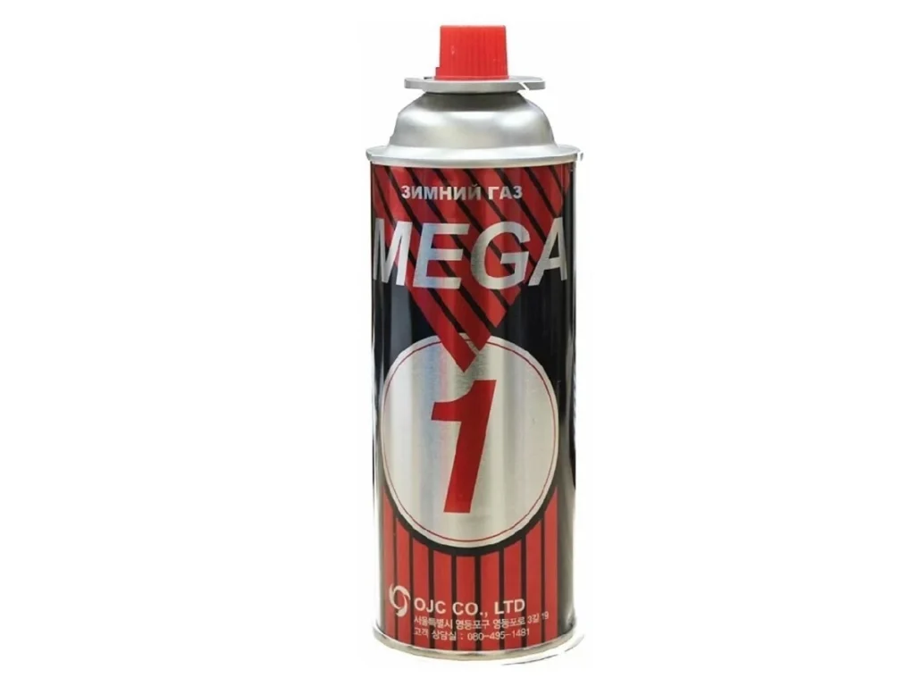 Газ для плитки "Мега 1 (SUPER GAS)" Корея 220гр. / 4 /28 ***ЗИМНИЙ***