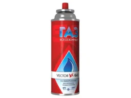 Газ для плитки "VECTOR GAS" 230гр. / 12 (температура от -10 до +35) производство "Сибиар"