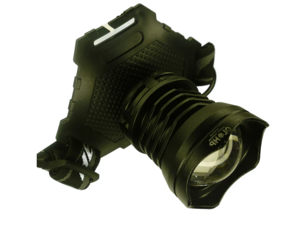 Фонарь на голову 672 (P-90, Аккум. 3*18650, micro-USB, фокус)