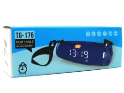 Портативная колонка T&G 176 (Bluetooth, USB) (ж) часы