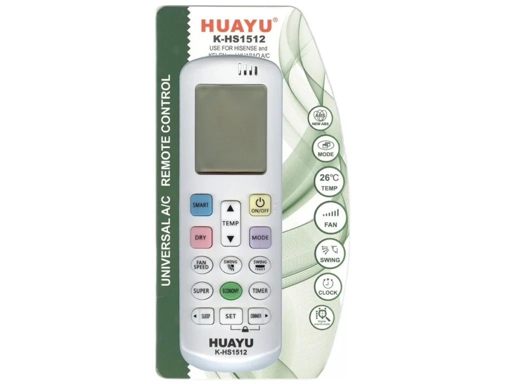 Huayu K-HS1512 для кондиционеров HISENSE , KELON, HUABAO