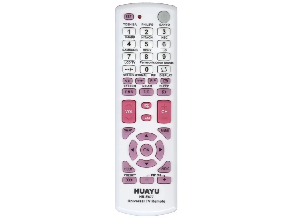 У/П HR-E877 PINK UNIVERSAL TV