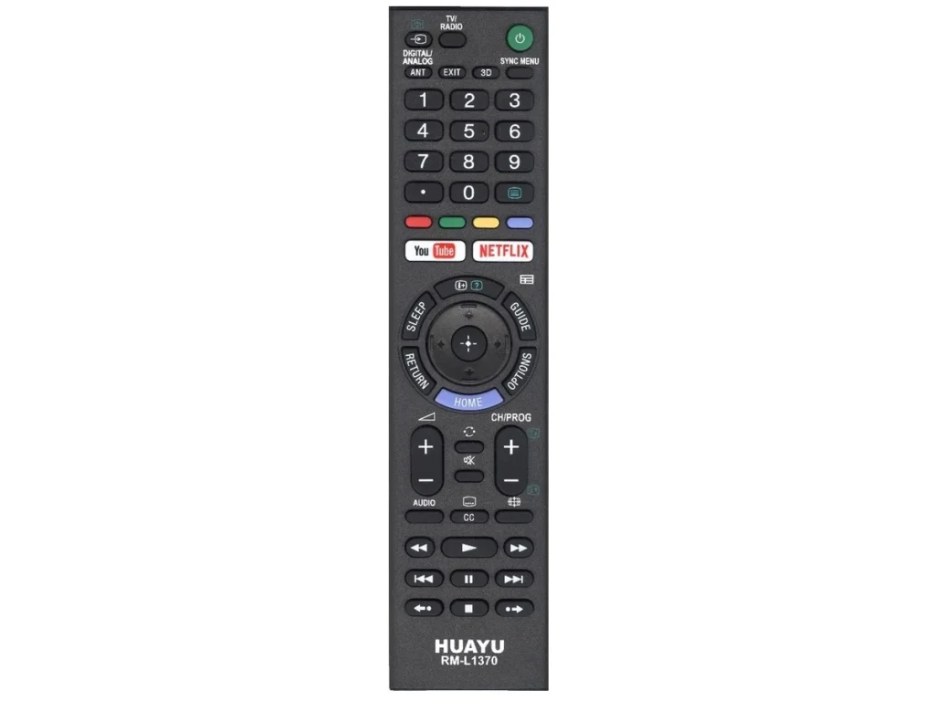 У/П для Sony RM-L1370 корпус как RMT-TX102D NETFLIX / You Tube