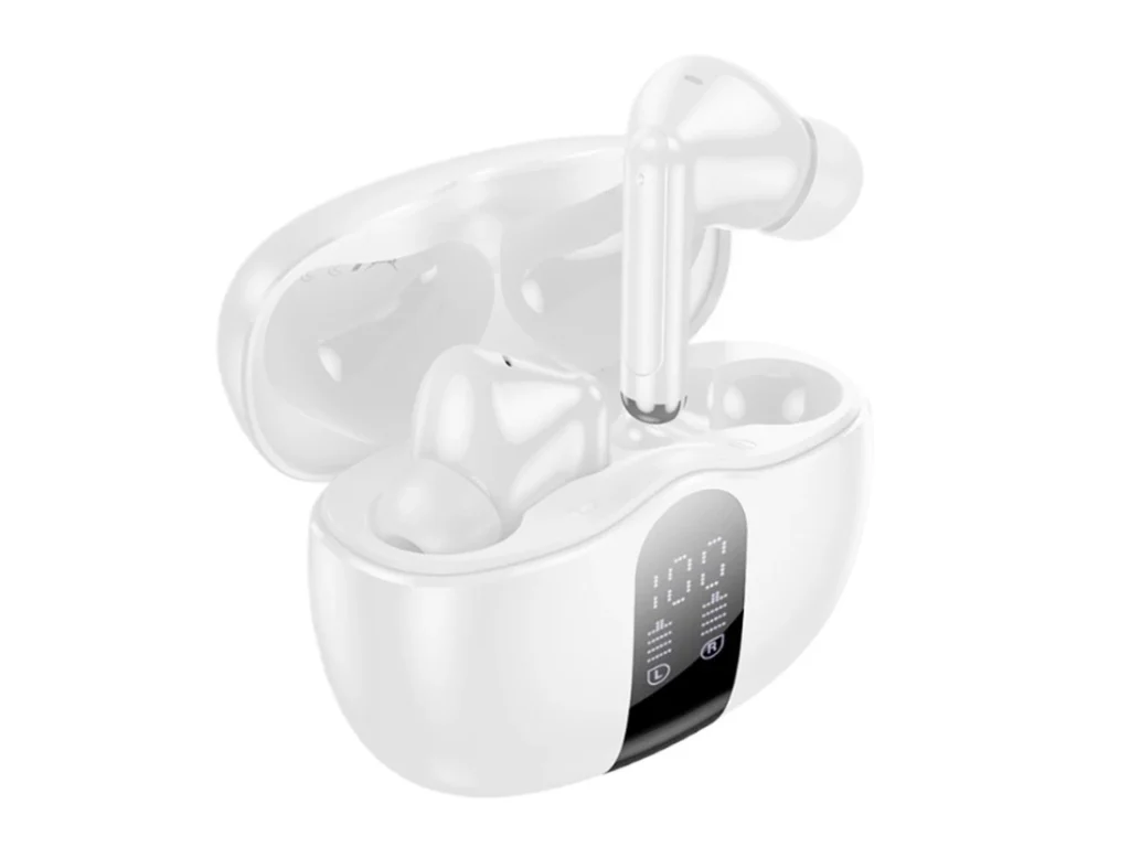 Наушники внутриканальные Borofone FQ4 Lighten ANC, пластик, микрофон, bluetooth 5.4, белые