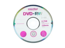 Диск DVD-RW SMART BUY 4,7 GB 4x Slim /5