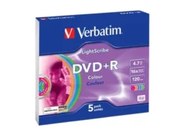 Диск VERBATIM DVD + R 4,7 GB 16x Lightscribe