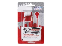 Наушники S.B. FANATIK двухцветный провод:крас/бел (SBE-4200) /50