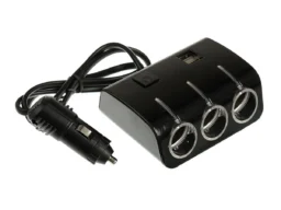 Авто разветвитель 3*12v. + 2USB 1506