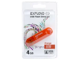 USB 4GB Exployd 570 оранжевый