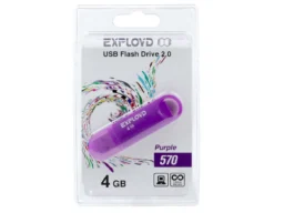 USB 4GB Exployd 570 пурпурный