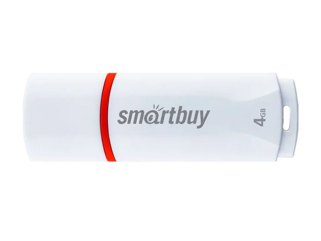 USB 4GB Smart Buy Crown белый