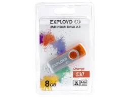 USB 8GB Exployd 530 оранжевый