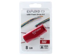 USB 8GB Exployd 580 красный