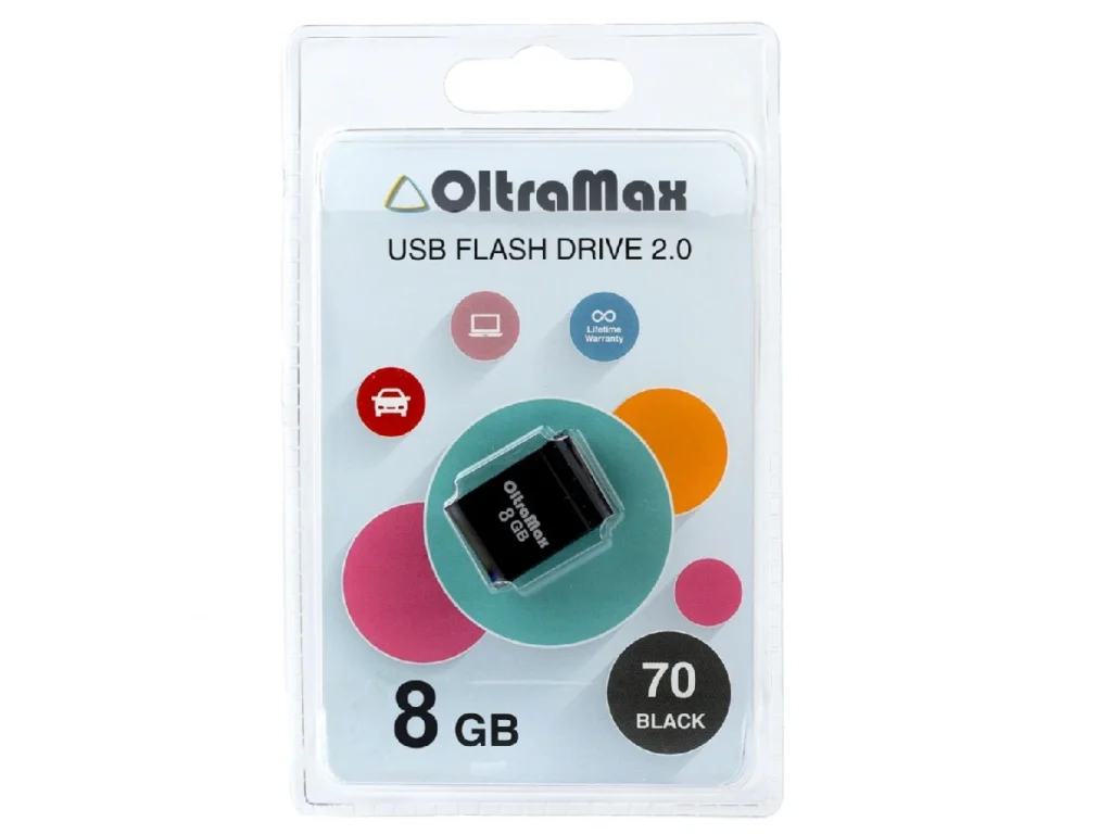 USB 8GB OltraMax 70 чёрный