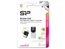 USB 8GB Silicon Power Mobile X20 OTG (USB+microUSB)