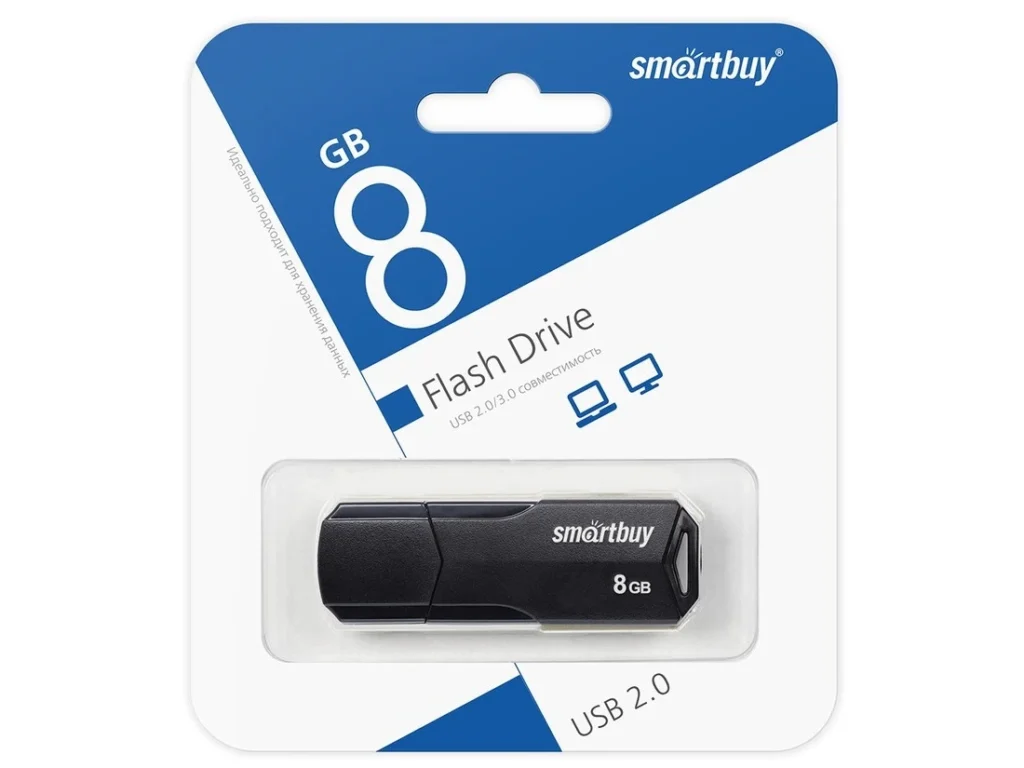 USB 8GB Smart Buy Clue чёрный