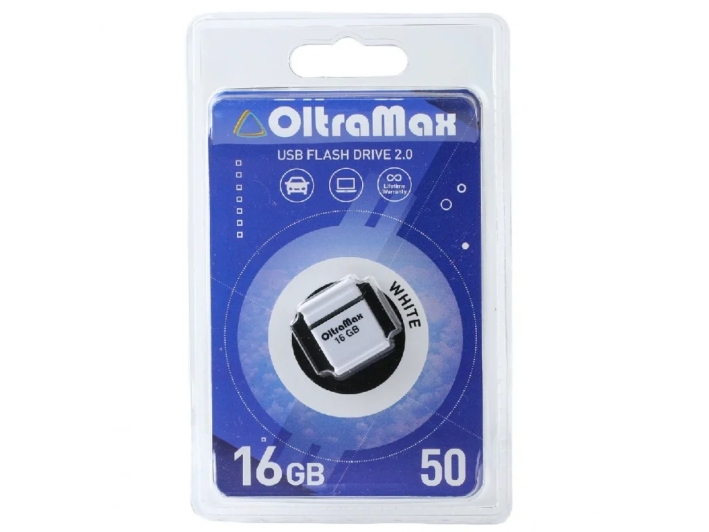 USB 16GB OltraMax 50 белый