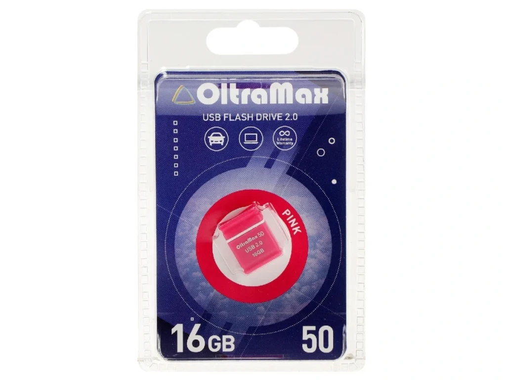 USB 16GB OltraMax 50 розовый