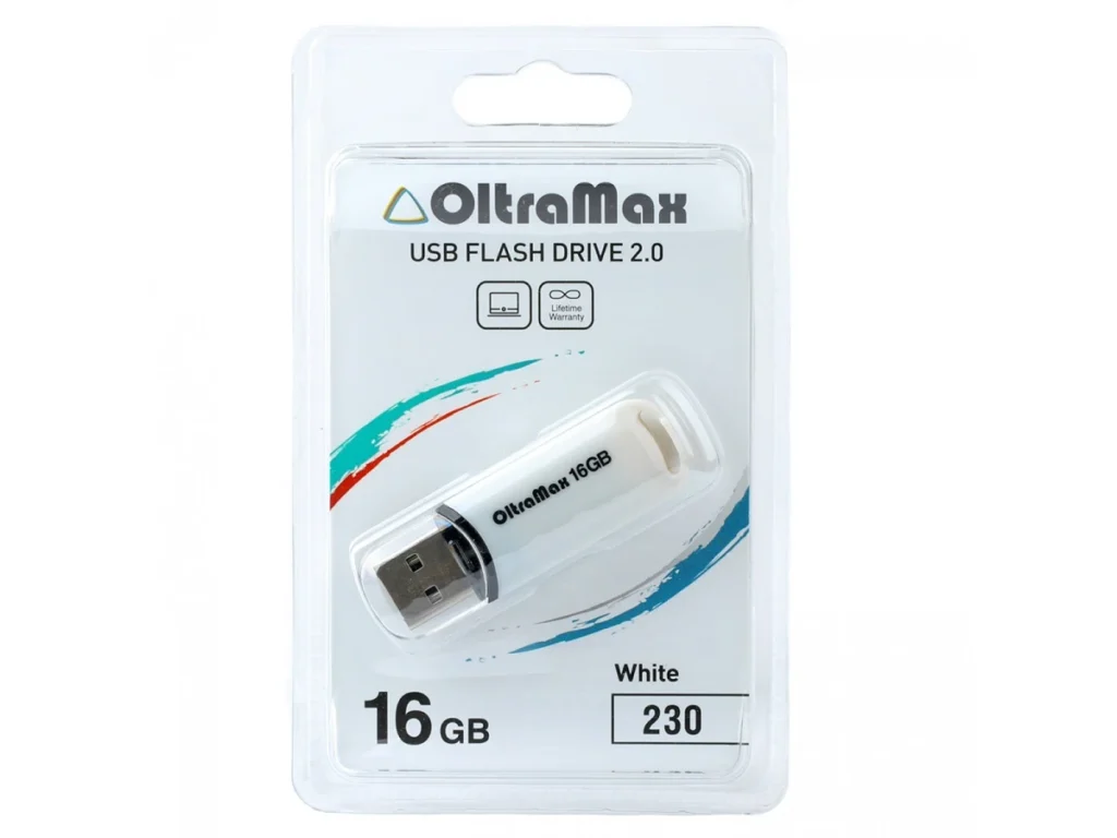 USB 16GB OltraMax 230 белый