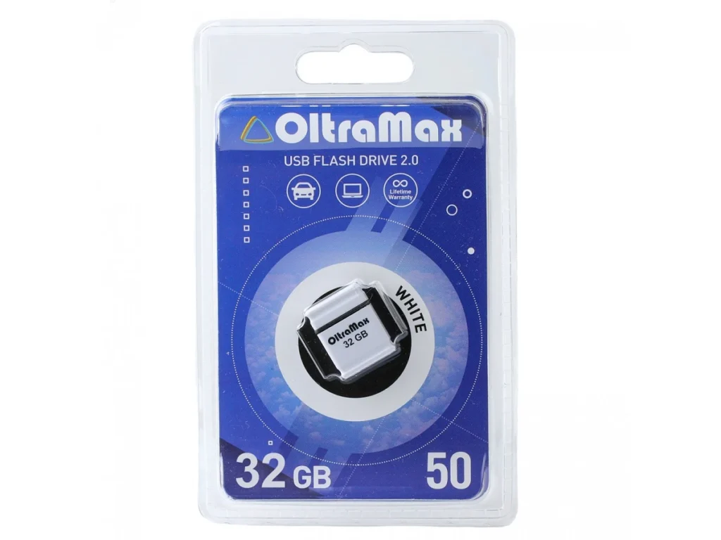 USB 32GB OltraMax 50 белый