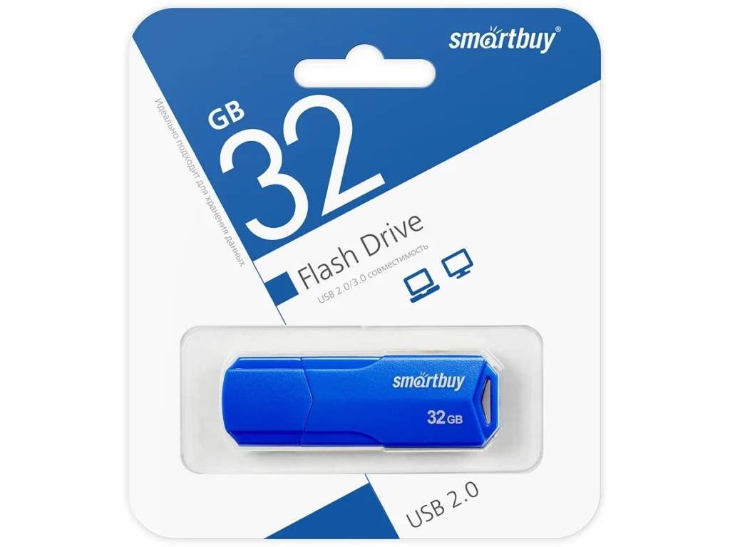 USB 32GB Smart Buy Clue синий