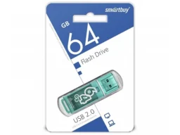USB 64GB Smart Buy Glossy зелёный