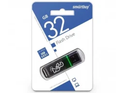 USB 3.0 32GB Smart Buy Glossy темно серый