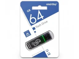 USB 3.0 64GB Smart Buy Glossy темно серый