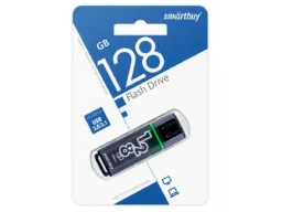 USB 3.0 128GB Smart Buy Glossy темно серый