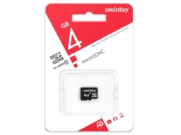 MicroSD 4GB Smart Buy Class 10 без адаптера