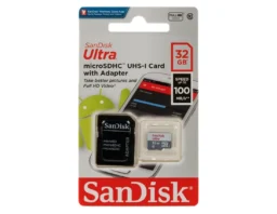 MicroSD 32GB SanDisk Class 10 Ultra Light UHS-I (100 Mb/s) + SD адаптер