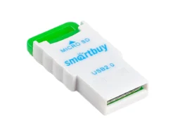 Картридер Smartbuy MicroSD, (SBR-707-G) зелёный