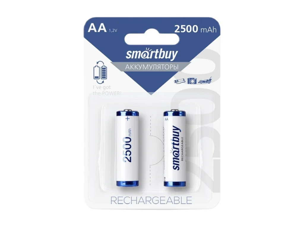 Аккумулятор Smartbuy R6 NiMh (2500 mAh) (2 бл) (24/240)