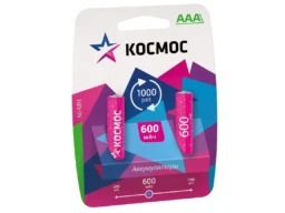 Аккумулятор КОСМОС R03 (600 mAh) BL2 (2/24/288)