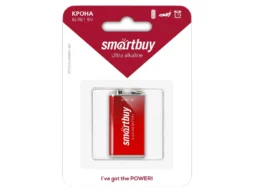Элемент питания SMARTBUY 6LR61/1B (алкалин. крона) (1 бл) (12/240)