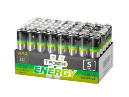 Элемент питания Трофи LR03-40 bulk ENERGY Alkaline (40/960/38400)