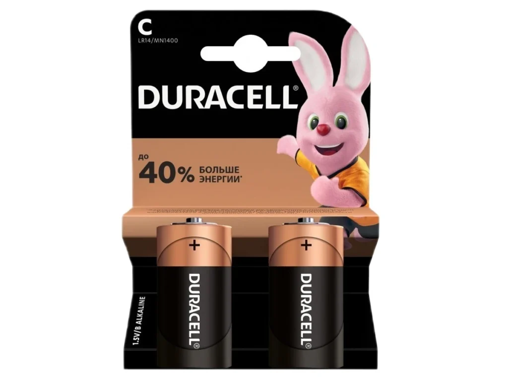 Элемент питания DURACELL LR14 BL2 (2/20/6440)