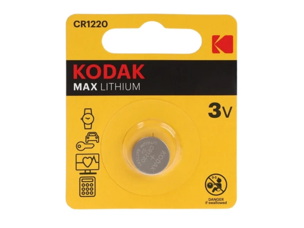 Элемент питания KODAK CR1220 BL1 (60/240/61440)