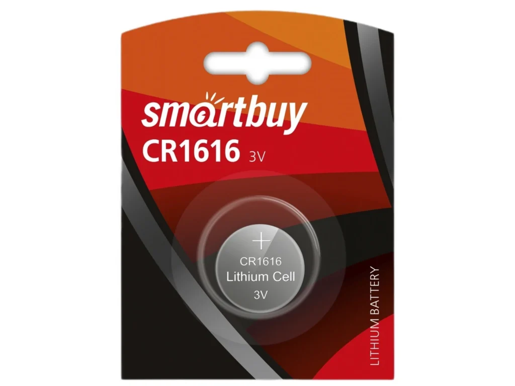 Элемент питания SMARTBUY CR 1616 BL1 (12/72)