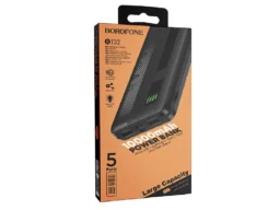Акк.внешн. Borofone BT32, 10000mAh, пласт, индикатор, 2 USBвыхода, Type-C, микро, 8pin, 2.0A, чёрный
