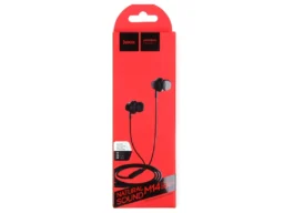 Наушники внутриканальные HOCO M14, Inital Sound, микрофон, кабель 1.2м, цвет: чёрный (1/30/300)