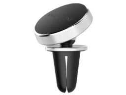 Держатель Borofone BH6, Platinum, для смартфона, пластик,алюминий, воздуховод, магнит, серебряный