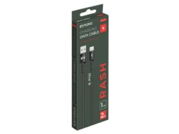 Дата-кабель/Exployd/USB - 8 Pin/круглый/чёрный/1М/2A/Rash/EX-K-1150