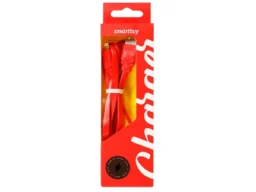 Зарядка (кабель) Smartbuy 8-pin для Apple, плоский, резина длина 1 м, красный BOX(iK-512r-NBred)/60