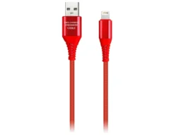 Кабель Smartbuy 8pin в рез.оплет. Gear, 1м. мет.након.,
