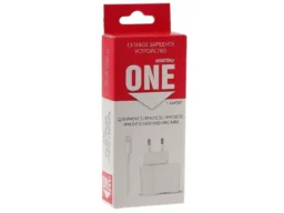 Сетевое ЗУ SMARTBUY Ez-Charge, белое, 1 А, кабель 8pin (1 м.) (1/100)