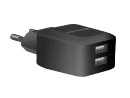Адаптер сетевой Defender EPA-13, чёрный, 2xUSB, 5V/2.1А, пакет (1/200)