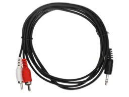 Кабель соединительный VCOM 3.5 Jack (M) / 2xRCA (M), стерео, аудио, 1.5 м. (1/200)